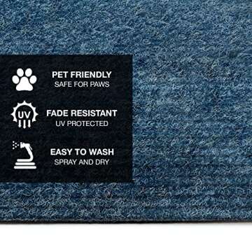 Prest-O-Fit 3-Pack RV Step Rug 18 in. Durable and UV-Protected