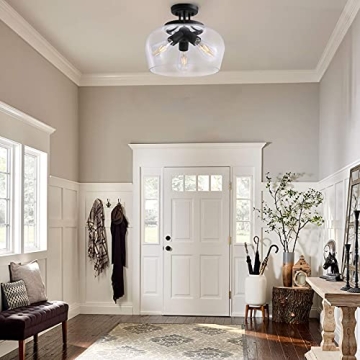 Modern Industrial 3 Bulb Ceiling Light Fixture from VONLUCE