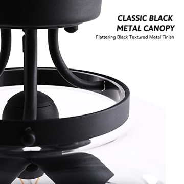 Modern Industrial 3 Bulb Ceiling Light Fixture from VONLUCE