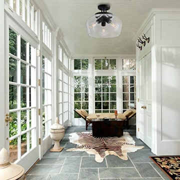 Modern Industrial 3 Bulb Ceiling Light Fixture from VONLUCE