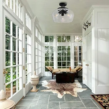 Modern Industrial 3 Bulb Ceiling Light Fixture from VONLUCE