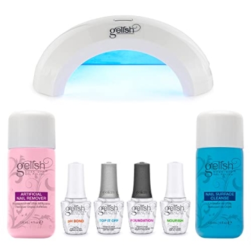 Gelish Mini Pro Gel Polish LED Light & Care Kit
