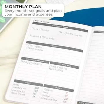 Clever Fox Budget Book – Financial Planner Organizer & Expense Tracker. Money Planner Account Notebook for Monthly Budgeting. Compact (Rose Gold)