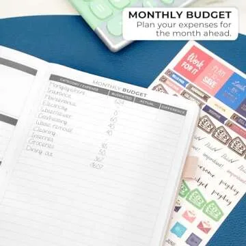 Clever Fox Budget Book – Financial Planner Organizer & Expense Tracker. Money Planner Account Notebook for Monthly Budgeting. Compact (Rose Gold)