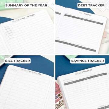 Clever Fox Budget Book – Financial Planner Organizer & Expense Tracker. Money Planner Account Notebook for Monthly Budgeting. Compact (Rose Gold)