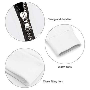 Biyejit Jamaican Flag Print Women Zip Up Hoodies Long Sleeve Hooded Sweatshirts with Pockets Lightweight Athletic Jackets Outdoor Streetwear