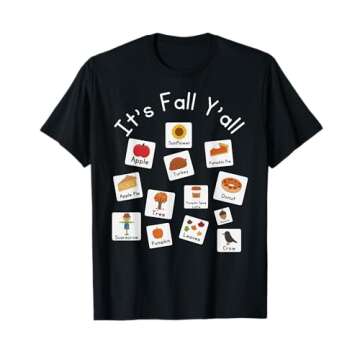 It's Fall Y'al Speech Therapy SLP Teacher Appreciation T-Shirt