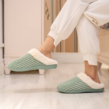 Comfortable Memory Foam Coral Fleece Slippers for Women