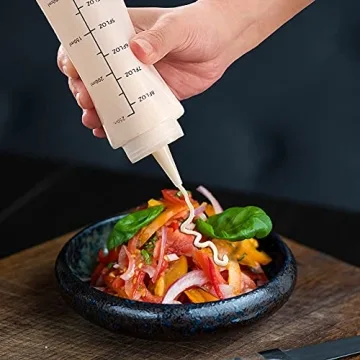 Ailelan 12 Pack 8 Oz Squeeze Bottles for Versatile Use