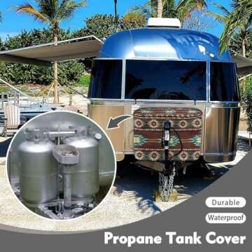 Tribal Aztec Print Propane Tank Cover for RVs and Campers