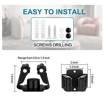 JAMEND CLXP Heavy Duty Mop Holder for Tool Organization