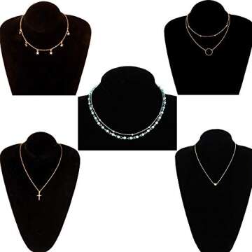 DHQH Necklaces for Women Set Gold 14k Layered Choker Necklaces for Women Choker Set Necklaces for Women