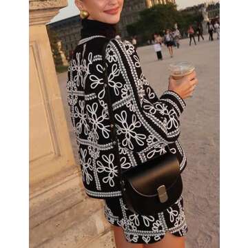 Chic Yimoon Women's Reversible Floral Puffer Jacket