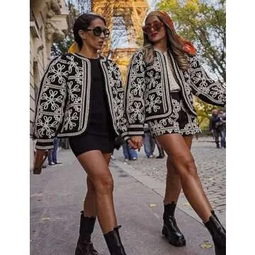 Chic Yimoon Women's Reversible Floral Puffer Jacket