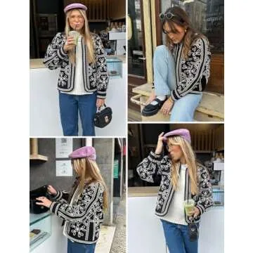 Chic Yimoon Women's Reversible Floral Puffer Jacket