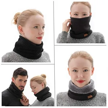 Winter Neck Warmer for Men & Women - Fleece Gaiter