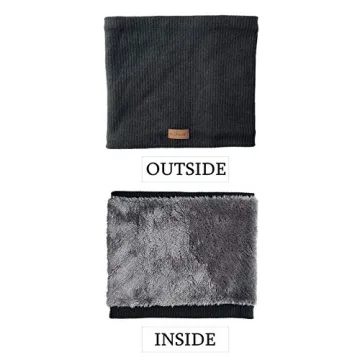 Winter Neck Warmer for Men & Women - Fleece Gaiter