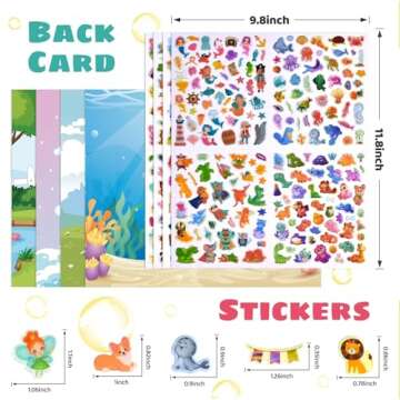 3D Puffy Stickers for Kids - 800+ Fun Designs for Creative Crafts