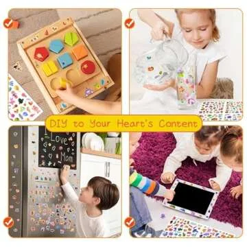 3D Puffy Stickers for Kids - 800+ Fun, Creative Designs