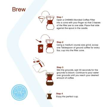 Classic Chemex 6-Cup Pour-Over Coffee Maker