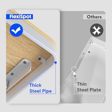 FLEXISPOT Comhar Electric Standing Desk with Drawer USB Ports