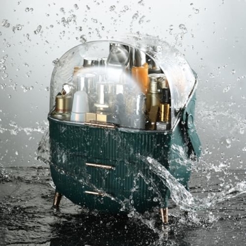 Stylish CANITORON Makeup Organizer With 2 Drawers and Clear Lid