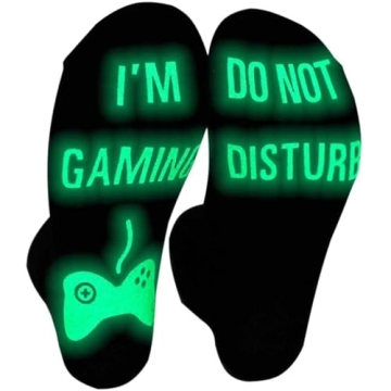 HiPiiy Gaming Socks - Glow-in-the-Dark Fun for Gamers