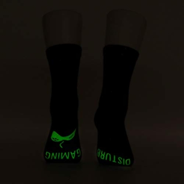 Glow in the Dark Gamer Socks for Men Women Kids