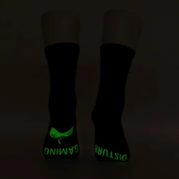 Glow in the Dark Gamer Socks for Men Women Kids
