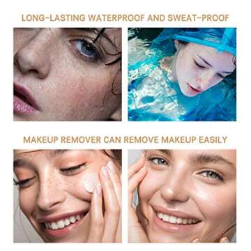 LOKFAR 2 Pcs Freckle Pen, Natural Lifelike Fake Freckles Makeup Pen Magic Brown Freckles Makeup Tool Long-Lasting Waterproof Dot Spot Pen for Effortless Sunkissed Makeup (Dark Brown+Light Brown)