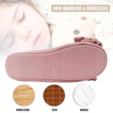 Stylish BCTEX COLL Velvet Slippers with Bow