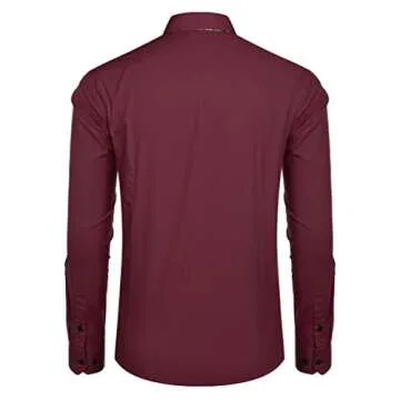 Stylish COOFANDY Men's Slim Fit Dress Shirt for Any Occasion