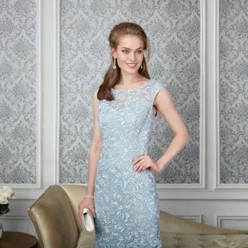 Elegant Mother of the Bride Dress with Shawl by Alex Evenings