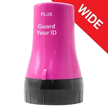 Guard Your ID ADVANCED WIDE Roller Identity Theft Prevention Security Stamp PINK (38493)