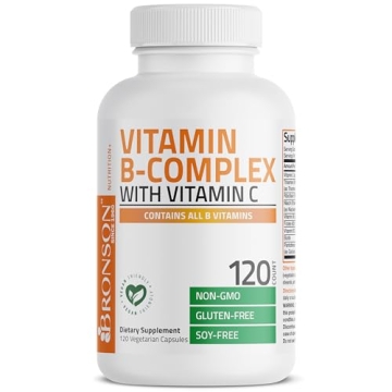Bronson Vitamin B Complex with Vitamin C for Energy & Health