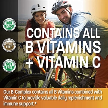 Bronson Vitamin B Complex with Vitamin C for Energy & Health