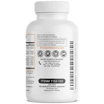 Bronson Vitamin B Complex with Vitamin C for Energy & Health