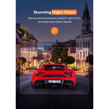 E-YEEGER 2.5K WiFi Dash Cam with Night Vision and App