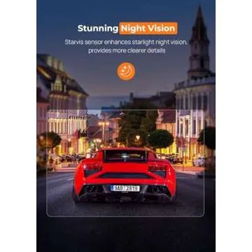 E-YEEGER 2.5K WiFi Dash Cam with Night Vision and App