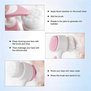 Affordable Manual Facial Cleansing Brush for Deep Cleaning