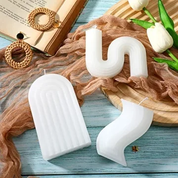 Jutom Aesthetic Shaped Candles for Elegant Home Decor