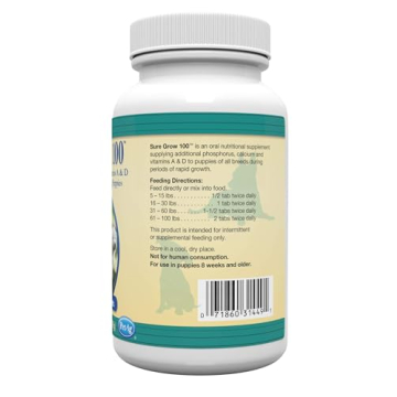 Pet-Ag Sure Grow 100 for Optimal Puppy Growth and Health