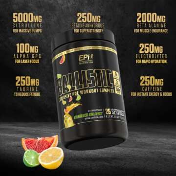 BALLISTIC Pre Workout for Insane Pumps & Energy