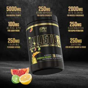 BALLISTIC Pre Workout for Insane Pumps & Energy