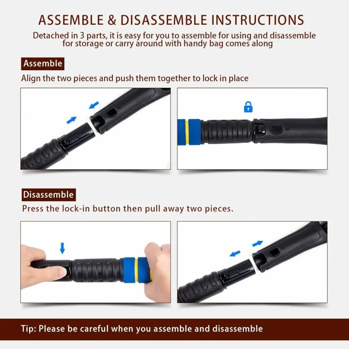 Moyidea 36" Extendable Ice Scraper for Cars & SUVs