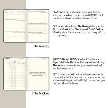 Mood & Emotion Guided Journal for Mental Health Improvement