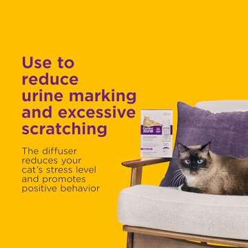 Comfort Zone Multi Cat Calming Diffuser: 1 Pheromone Diffuser & 2 Refills (60 Days)