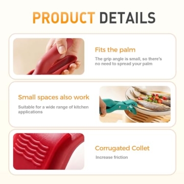 Multi-Purpose Hot Plate Grippers for Safe Kitchen Handling