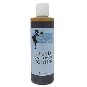 Homemade Bread Bundle: Premium Instant Yeast and Liquid Sunflower Lecithin to Make 44 Batches of Bread, Pizza, Cinnamon Rolls, etc.