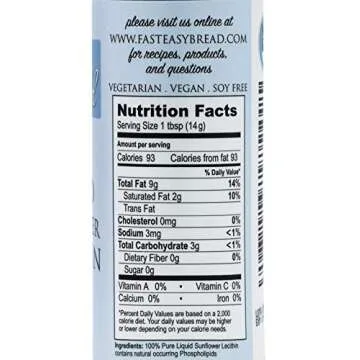 Homemade Bread Bundle: Premium Instant Yeast and Liquid Sunflower Lecithin to Make 44 Batches of Bread, Pizza, Cinnamon Rolls, etc.